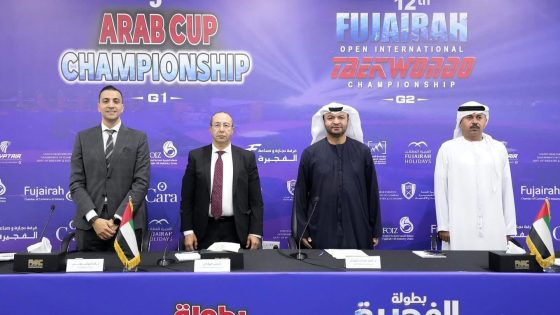 “تعيين الأستاذ إدريس الهلالي مديرًا فنيًا لبطولة كأس العرب والفجيرة الدولية للتايكوندو بالإمارات تحت رعاية سمو الشيخ محمد بن حمد الشرقي”