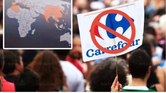 أسواق كارفور تبتر الصحراء من خريطة المغرب