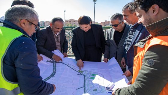 زيارة السيدة المنصوري لأشغال تأهيل دوار كنون والتجاوب مع اقتراحات الساكنة المحلية  
