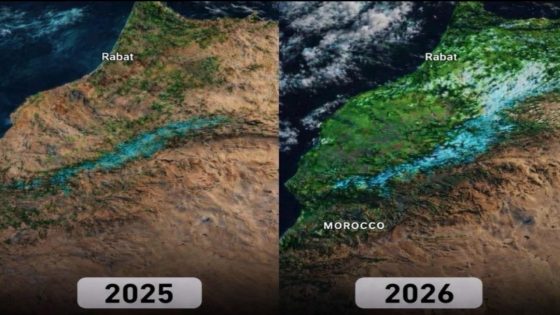 المغرب يرتدي حلة “الزمرد”.. حين يعانق غيث السماء صبر القلوب
