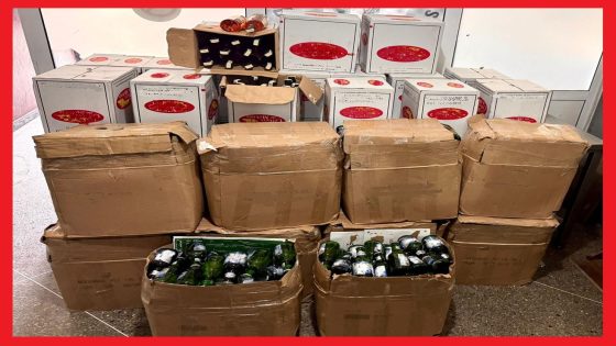 شرطة أكادير توقف ثلاثينياً متلبساً بترويج الخمور بدون ترخيص وحجز أزيد من 1100 قنينة