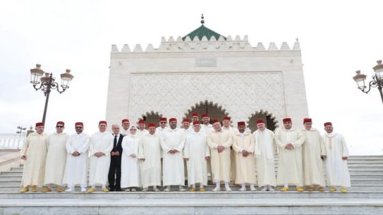 وفد استقلالي هام يقوم بزيارة لضريح محمد الخامس بمسجد حسان بالرباط للترحم على الروح الطاهرة لأب الأمة ورائد الحركة التحررية المغربية.