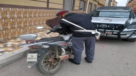 درك تسلطانت: توقيف شخص يُشتبه في تورطه في تنفيذ عمليات سرقة استهدفت الدراجات النارية