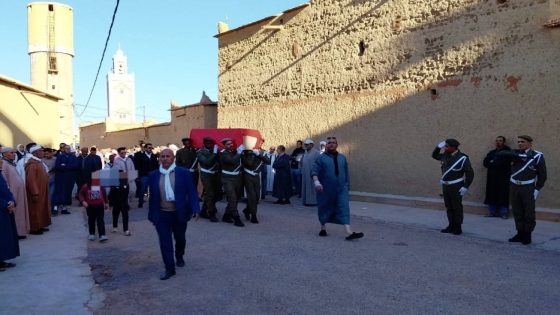 تشييع جثمان قائد الملحقة الإدارية الأولى بالقليعة إلى مثواه الأخير