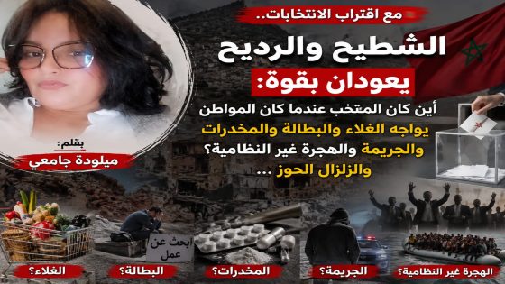 مع اقتراب الانتخابات.. الشطيح والرديح يعودان بقوة: أين كان المنتخب عندما كان المواطن يواجه الغلاء والبطالة والمخدرات والجريمة والهجرة غير النظامية؟