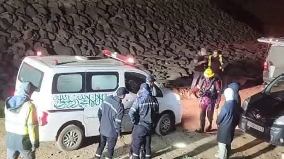انتشال جثث ضحايا انفجار نفق بسد المختار السوسي في تارودانت