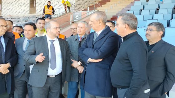 “والي مراكش فريد شوراق يتفقد تقدم الأشغال في الملعب الكبير استعدادًا لأمم إفريقيا 2025 وكأس العالم 2030”