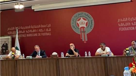 المدرب وليد الركراكي: أنا سعيد بل وفخور بطاقمي التقني!