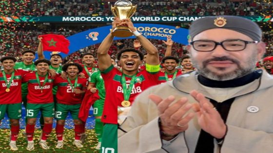استقبال جلالة الملك لفريق المغرب المتوج بلقب كأس العالم لكرة القدم.