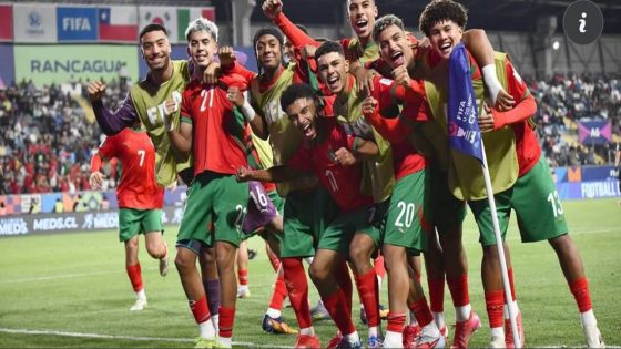 مواجهة أمريكا الحاسمة في ربع نهائي مونديال الشباب: الطموح المغربي يتجسد في أرض تشيلي