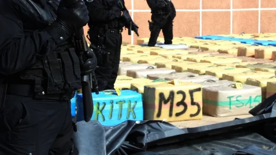 تفكيك شبكتين دوليتين للتهريب واعتقال 20 شخصاً وحجز 20 طناً من “الحشيش” كانت مخبأة بشحنة الفلفل الأخضر بفضل تعاون أمني مغربي إسباني 