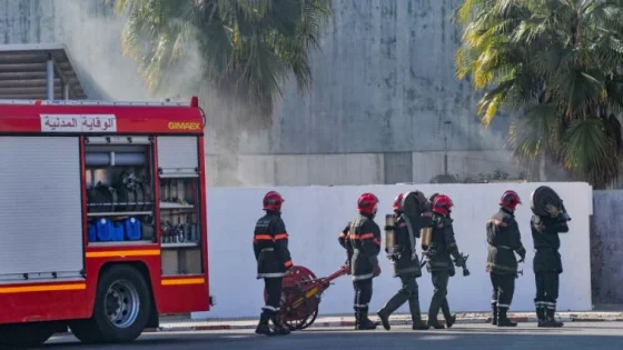 الدار البيضاء.. حريق مهول بوحدة صناعية بعين الشق يستنفر الوقاية المدنية