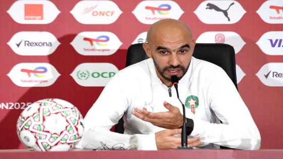 الركراكي: مواجهة المغرب والكاميرون معركة ذهنية قبل أن تكون كروية