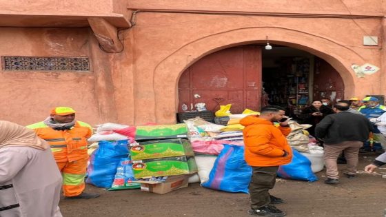 حجز أطنان من المواد الغذائية الفاسدة وإغلاق محل بباب غمات بعد شكاية عبر الرقم الأخضر 5757 بمراكش