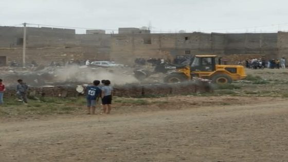 مراكش….هدم البناء العشوائي بدوار القايد حربيل بتامنصورت… السلطات تتحرك بحزم 