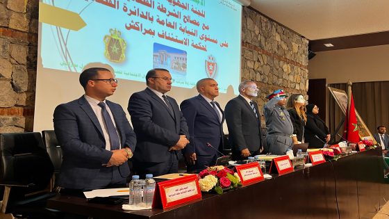 الوكيل العام للملك خالد كردودي يترأس لقاءً مؤسساتيًا لتعزيز نجاعة الأبحاث القضائية وتوحيد العمل الأمني والقضائي  