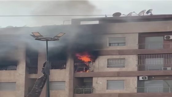 حريق مهول داخل شقة سكنية بالرحمة يثير حالة من الهلع والاستنفار
