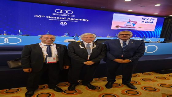 إدريس الهلالي يشارك في أشغال الجمع العام للجنة الدولية لألعاب البحر الأبيض المتوسط بإيطاليا