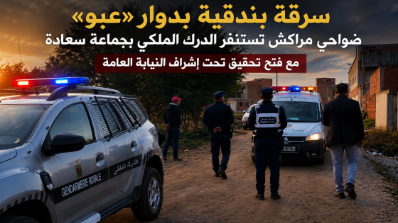 سرقة بندقية بدوار «عبو» ضواحي مراكش تستنفر الدرك الملكي بجماعة سعادة مع فتح تحقيق تحت إشراف النيابة العامة